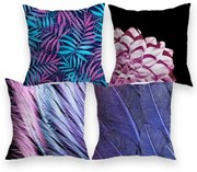 Obliečky na vankúše 40x40 cm Yasmin set 4 ks EMI