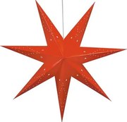 Červená závesná vianočná svetelná dekorácia Saturnus – Markslöjd