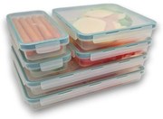 Orion Súprava 6 plastových dóz do chladničky, Lock & Lock UROVNEJTO