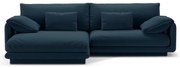 Tmavomodrá rohová pohovka (ľavý roh) Torino – Micadoni Home