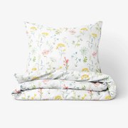 Goldea bavlnené posteľné obliečky deluxe - kvitnúca jar 140 x 200 a 70 x 90 cm