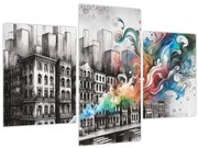 Obraz - Priemyselný život (90x60 cm)