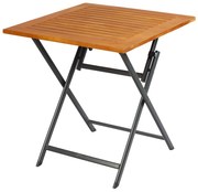 Livarno home Skladací záhradný stôl Valencia, 70 x 70 cm (100386262)