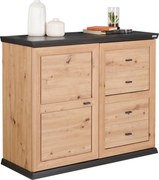XXXLutz KOMODA, farba duba, tmavosivá, 108/89,5/43 cm Hom`in - Komody - 000003002912
