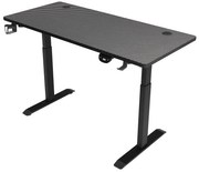 Herný stôl BR01 čierny 140 cm