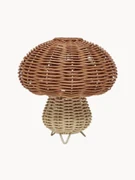 Ručne vyrobená prenosná stolová lampa Mushroom