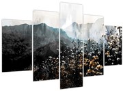 Obraz - Ilustrácie divokých kvetov (150x105 cm)