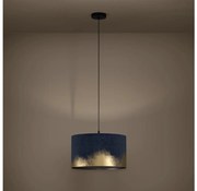 Eglo 39973 - Luster na lanku CASUARITA 1xE27/40W/230V pr. 38 cm modrá/zlatá