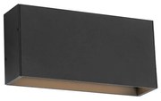 Moderná nástenná lampa antracit vrátane LED IP54 - Spector