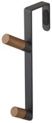 Čierny kovový vešiak na dvere 1,5 cm Tower – YAMAZAKI