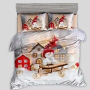 Obliečky MIRELA SNOWY 7-dielna sada 140x200 cm