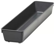 Goodhome Organizér do šuplíku, do kuchyně, příborník - NITAKI šedý plast 10 x 43 cm