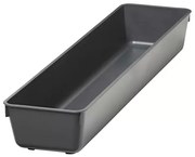 Goodhome Organizér do zásuvky, do kuchyne, príborník - NITAKI sivý plast 10 x 43 cm