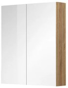 Mereo Mereo, Kúpeľňová galérka 60 cm, zrkadlová skrinka, 2x dvere, MER-CN716GR