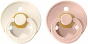 BIBS Colour cumlíky z prírodného kaučuku veľkosť 1 Ivory - Blush