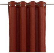 Menčestrový záves v terakotovej farbe 140x260 cm Merely – Casa Selección