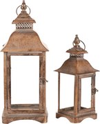 Set dvoch lampášov zlatý FUP533 (2 ks)