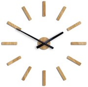 Nástěnné samolepící hodiny Boston 60 cm dub přírodní