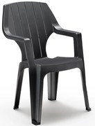 Plastová stolička Alta grafit