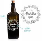 Pieskovaná fľaša DOUGLAS Bylinný elixír 0,7 l