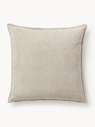 Veľký menčestrový vankúš na pohovku Lennon, 70 x 70 cm