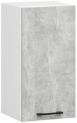 Kuchyňská závěsná skříňka Olivie W 40 cm bílá/beton
