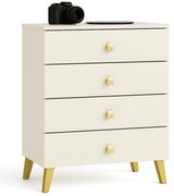 Komoda MOBI K-04 kašmír/zlatá