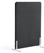 Paraván ZONE, 1360x1000x46 mm, látka Rivet, biele nožičky, antracit