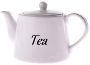 Biela keramická kanvička Dakls, 1000 ml