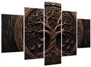 Obraz – Drevený strom života (150x105 cm)