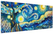 Obraz – Mozaika hviezdnej noci (120x50 cm)