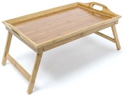 Bambusový stolík na raňajky do postele RD8881 | Skladací podnos