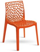 Stima Plastová stolička GRUVYER Vyberte variant ->: Arancio - Oranžová
