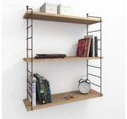 Nástenná polica ARMONI 85x72 cm béžová/hnedá