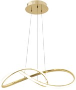 Toolight Toolight, LED stropné svietidlo, neutrálne svetlo 4000K, 32W, APP1601-CP, zlatá lesklá, OSW-05478