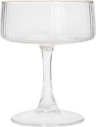 Pohár LYNN so zlatým okrajom 725791 240 ml