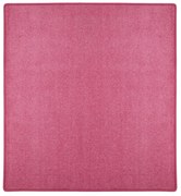 Kusový koberec Eton ružový 11 štvorec, 100x100, ružová, kuchyňa, Vopi