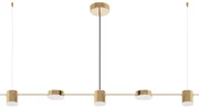 Toolight - LED závesné svietidlo APP929-5CP, zlatá, OSW-07008