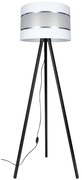 Stojacia lampa CORAL 1xE27/60W/230V wenge/biela/chróm