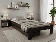 Posteľ Ada 90 x 200 cm, orech Rošt: S latkovým roštom, Matrac: Matrac Somnia 18 cm