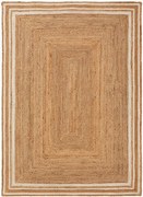 Ručne tkaný koberec z juty Jutta