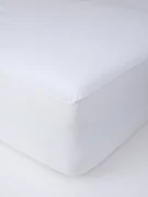Nepriepustné jersey prestieradlo 60 x 120 cm - biele