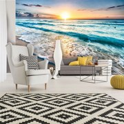 Fototapeta - Pláž - západ slnka (254x184 cm)