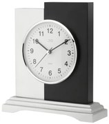Moderné stolové hodiny JVD HS19012.1 (24 cm) – drevo a kov