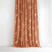 Goldea bavlnený záves - oranžové jesenné lístky 140x150 cm