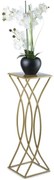 Moderný stojan na kvety Lorenzo 75 cm zlatý