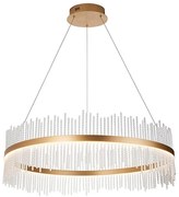 Endon 107672 - LED stmievateľný luster na lane ADRIEL LED/83W/230V 3000K zlatá