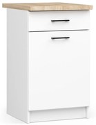 Kuchynská linka Olivie S 50 cm 1D 1S biela