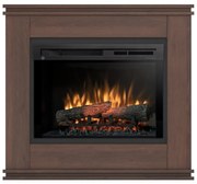 Elektrický krb Vena 26 tmavý dub/čierny