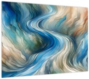 Obraz - Abstraktný prúd (70x50 cm)
